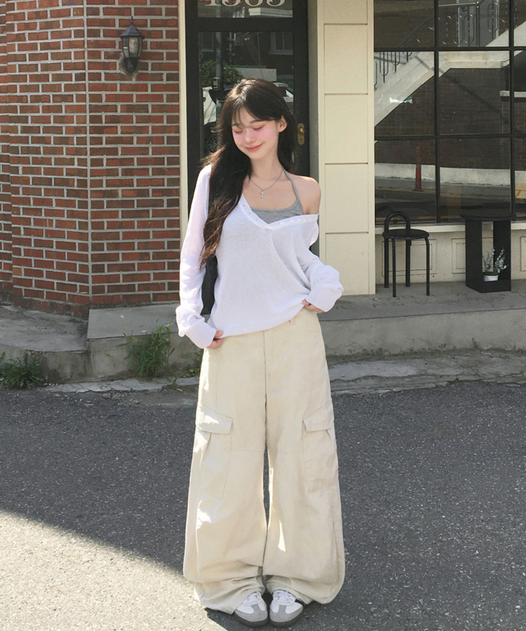 バルーンワイドカーゴパンツ IVORY