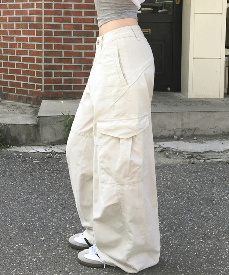 バルーンワイドカーゴパンツ IVORY