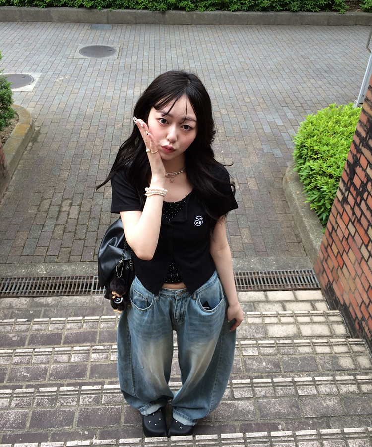 [NEW컬러❤️7차리오더] 레이어드 도트 패치 가디건