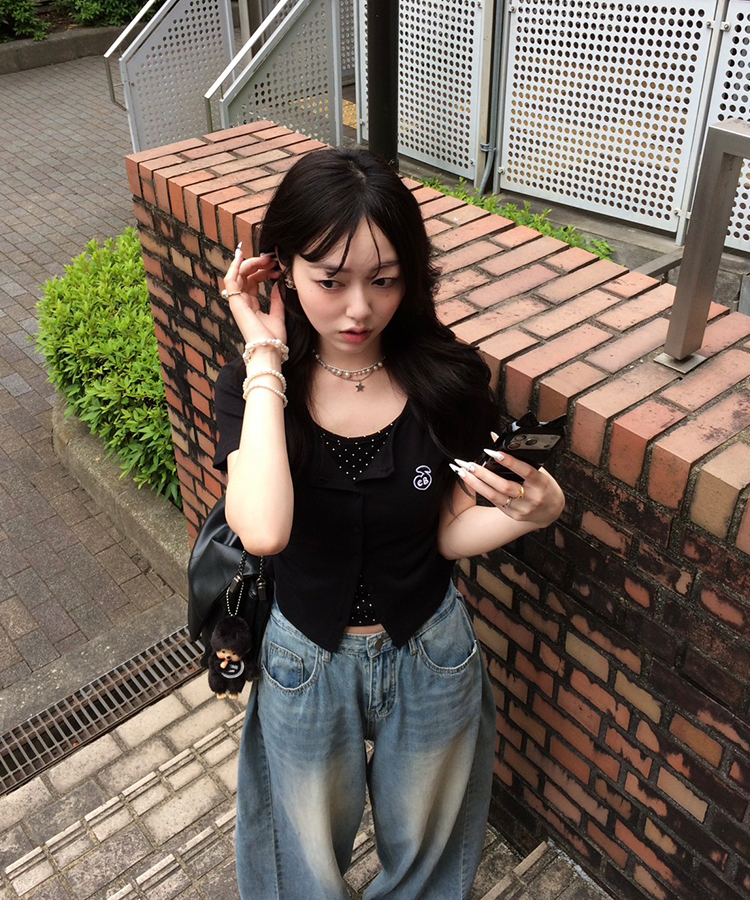 [NEW컬러❤️7차리오더] 레이어드 도트 패치 가디건