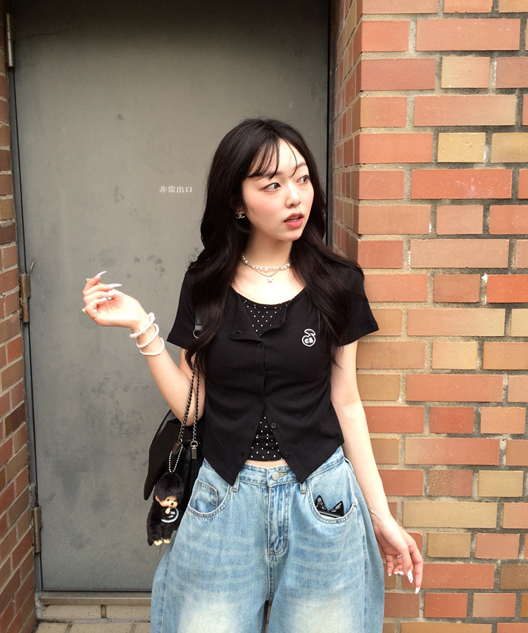 [NEW컬러❤️7차리오더] 레이어드 도트 패치 가디건