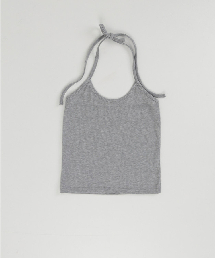 【SET】シンプルTシャツ＋ホルターネックキャミソール