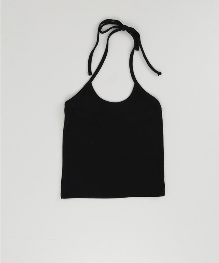 【SET】シンプルTシャツ＋ホルターネックキャミソール