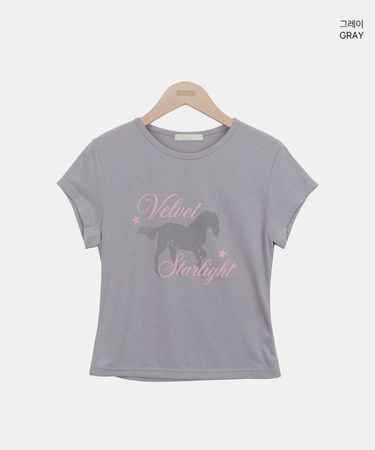 レタリング半袖Tシャツ(6color)