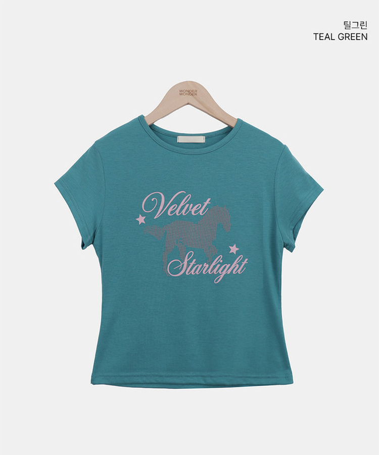 レタリング半袖Tシャツ(6color)