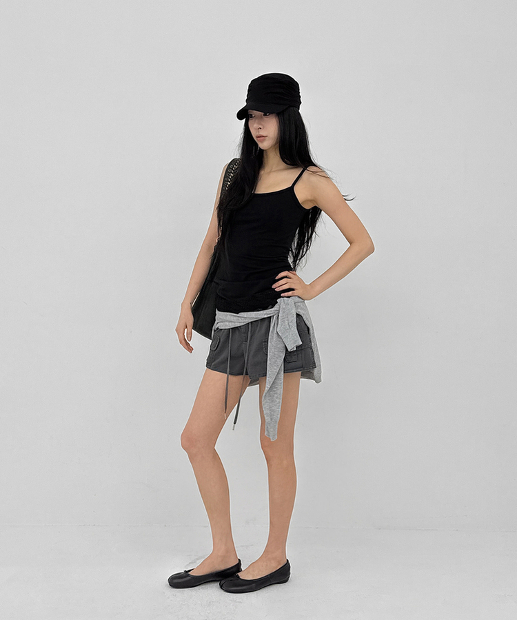 ウォッシングカーゴショートパンツ GREY