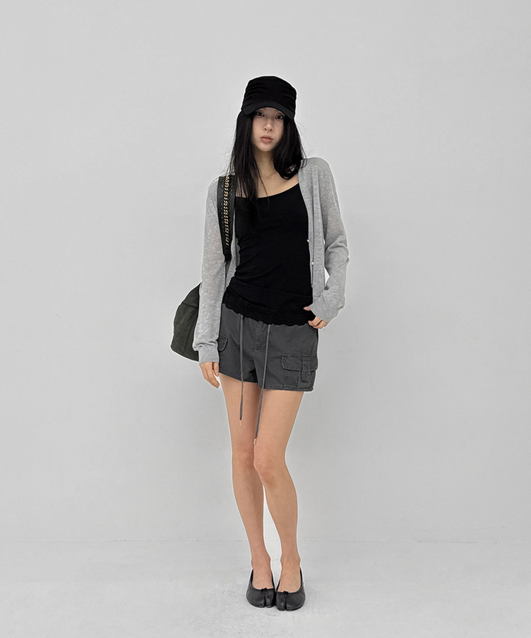 ウォッシングカーゴショートパンツ GREY