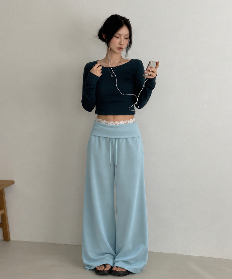 ローライズワイドトレーニングパンツ(7color) MINT