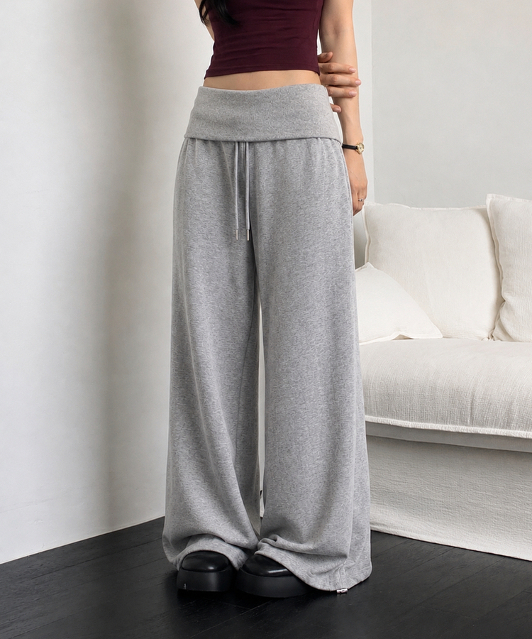 ローライズワイドトレーニングパンツ(7color) GREY