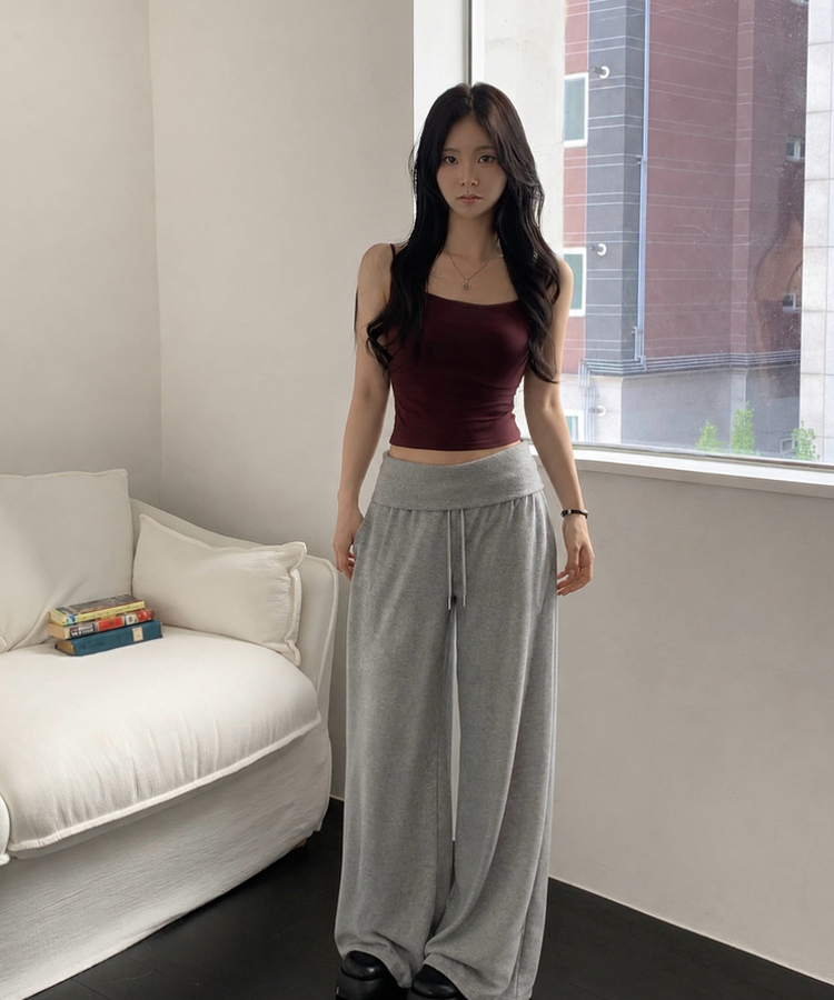 ローライズワイドトレーニングパンツ(7color) GREY