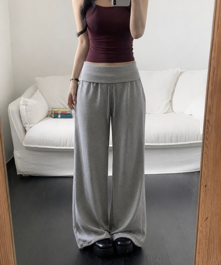 ローライズワイドトレーニングパンツ(7color) GREY