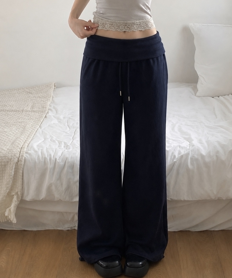 ローライズワイドトレーニングパンツ(7color) NAVY