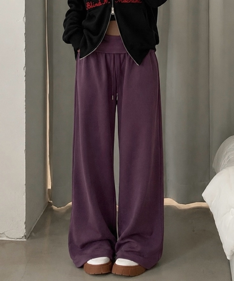 ローライズワイドトレーニングパンツ(7color) PURPLE