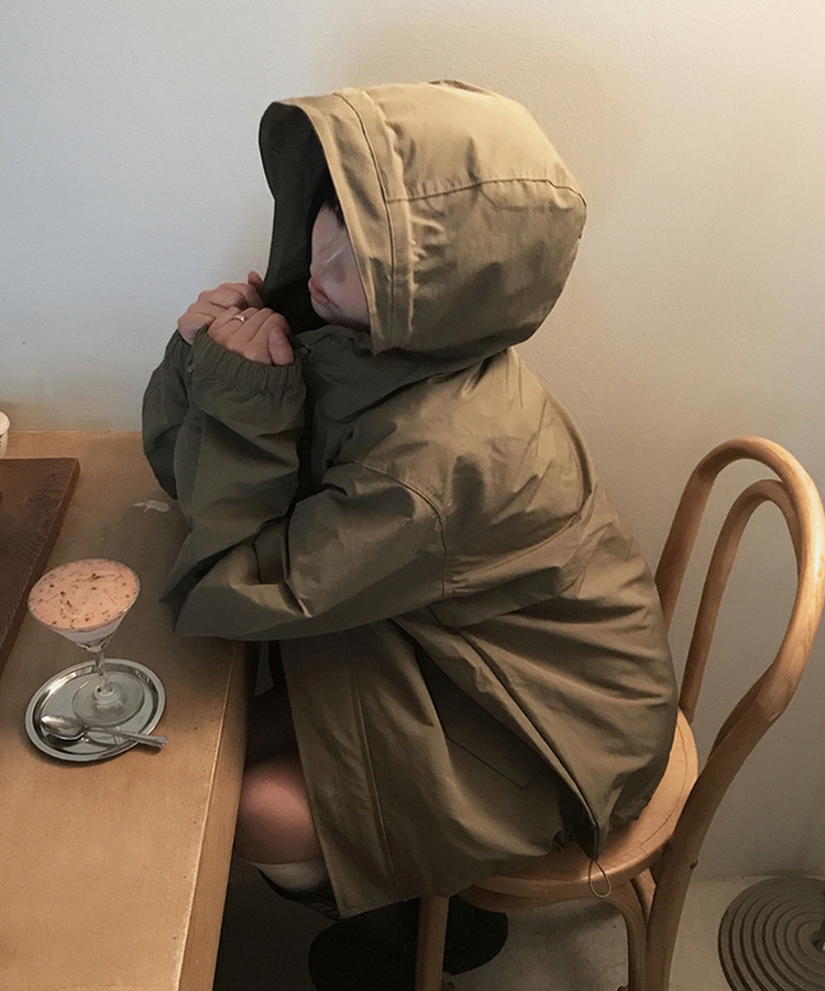 フードミリタリージャケット(5color) KHAKI