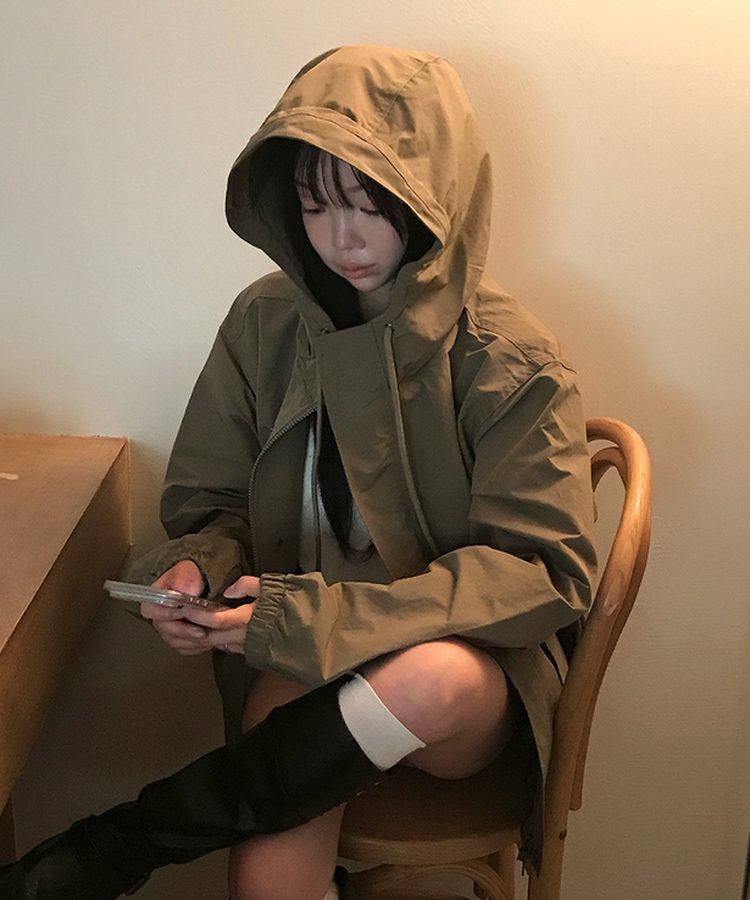 フードミリタリージャケット(5color) KHAKI