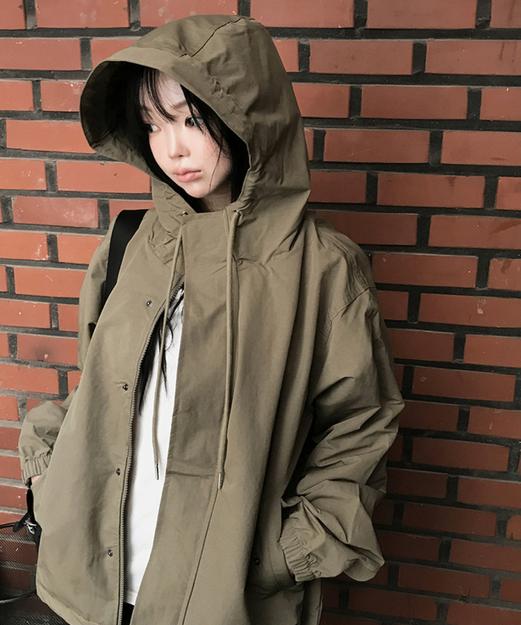 フードミリタリージャケット(5color) KHAKI