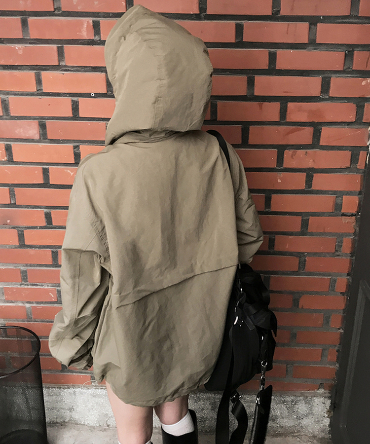 フードミリタリージャケット(5color) KHAKI