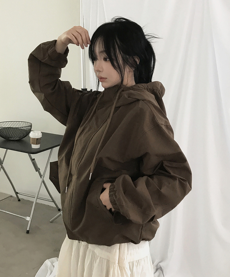 フードミリタリージャケット(5color) BROWN