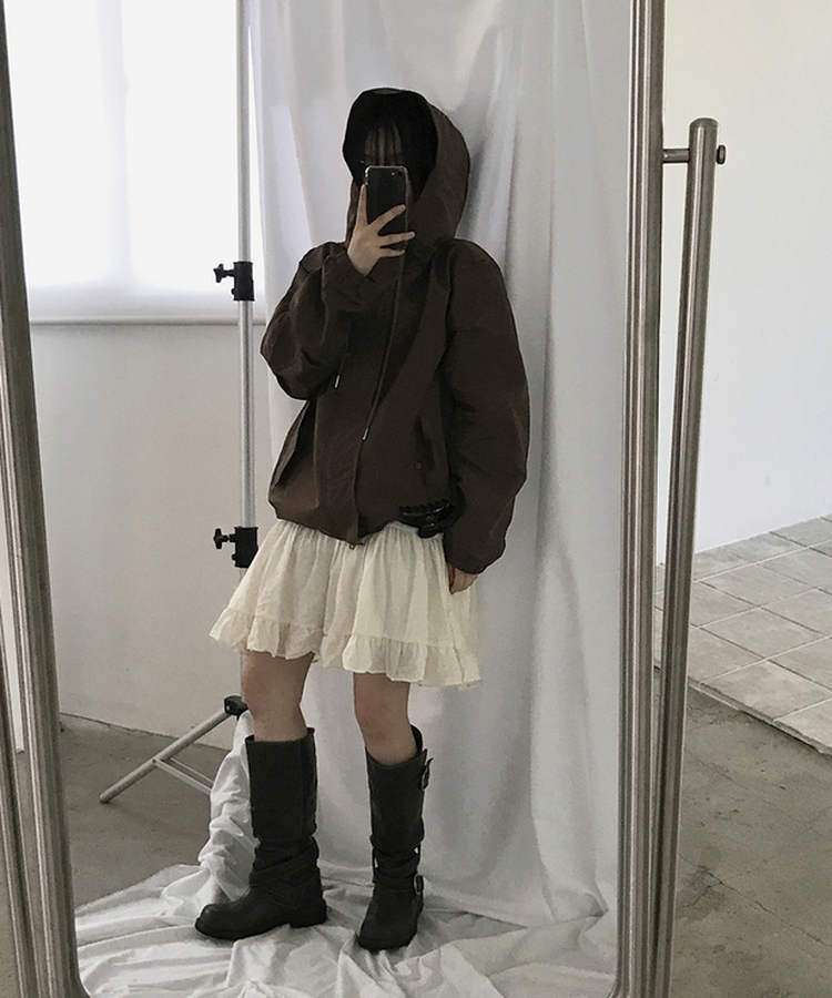 フードミリタリージャケット(5color) BROWN