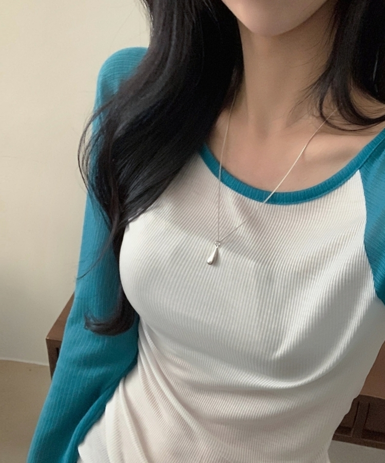 ベーシックラグランTシャツ BLUE