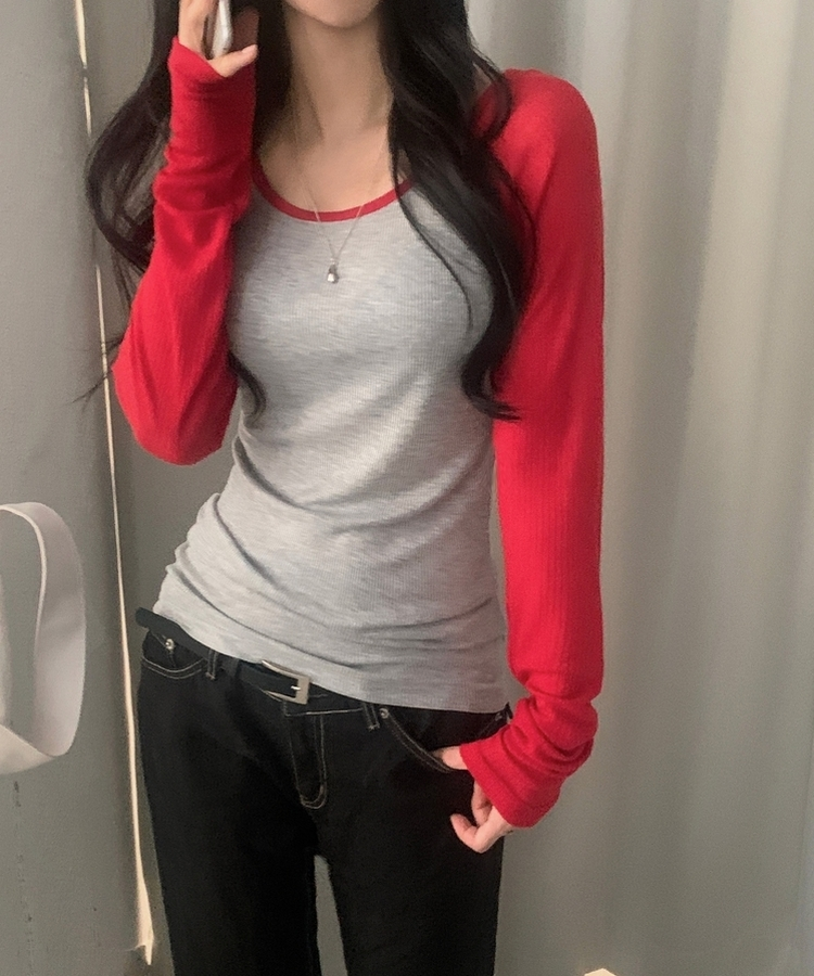 ベーシックラグランTシャツ RED