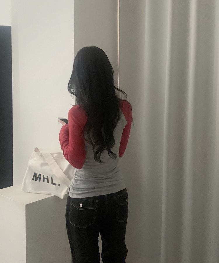 ベーシックラグランTシャツ RED