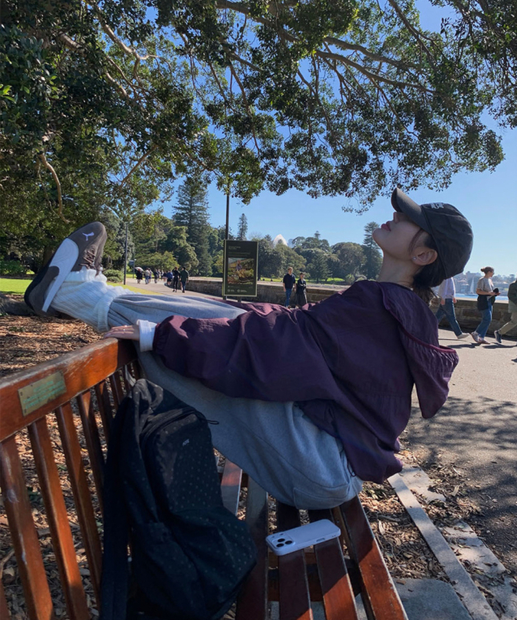 2wayウィンドブレーカー PURPLE