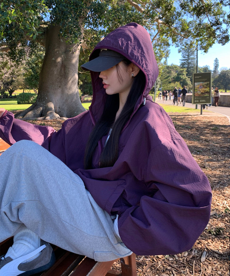 2wayウィンドブレーカー PURPLE