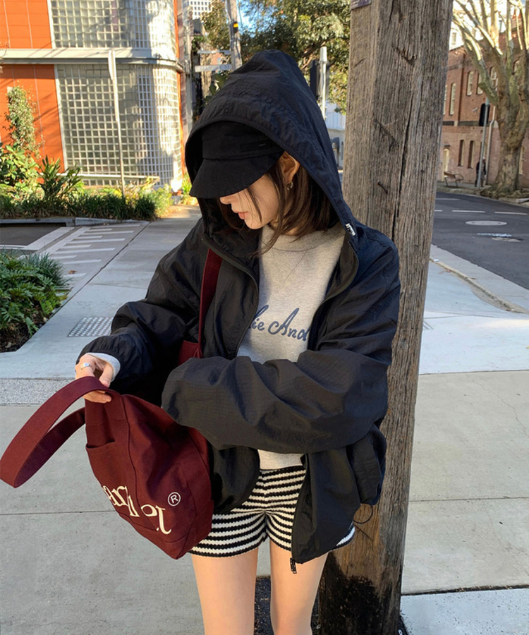 2wayウィンドブレーカー BLACK