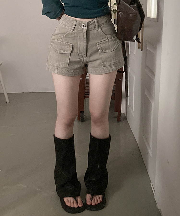 ピグメントポケットショートパンツ BEIGE