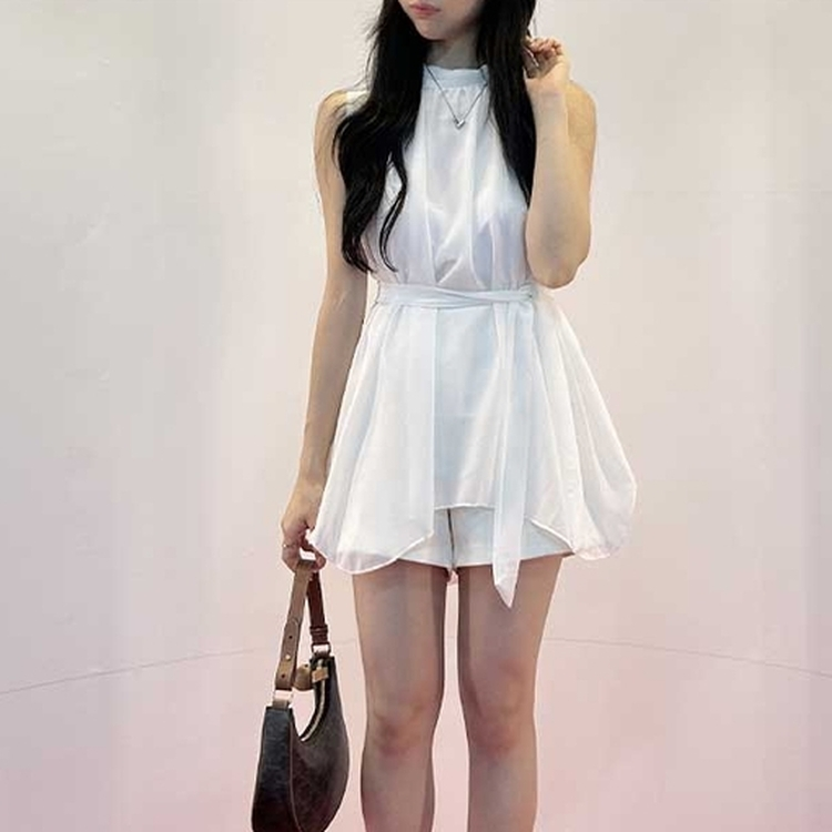 ガーリーシフォンブラウス WHITE