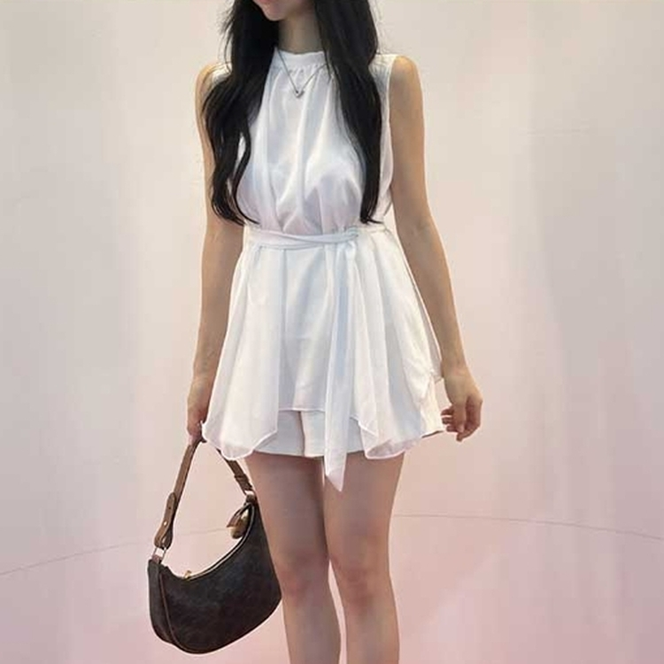 ガーリーシフォンブラウス WHITE