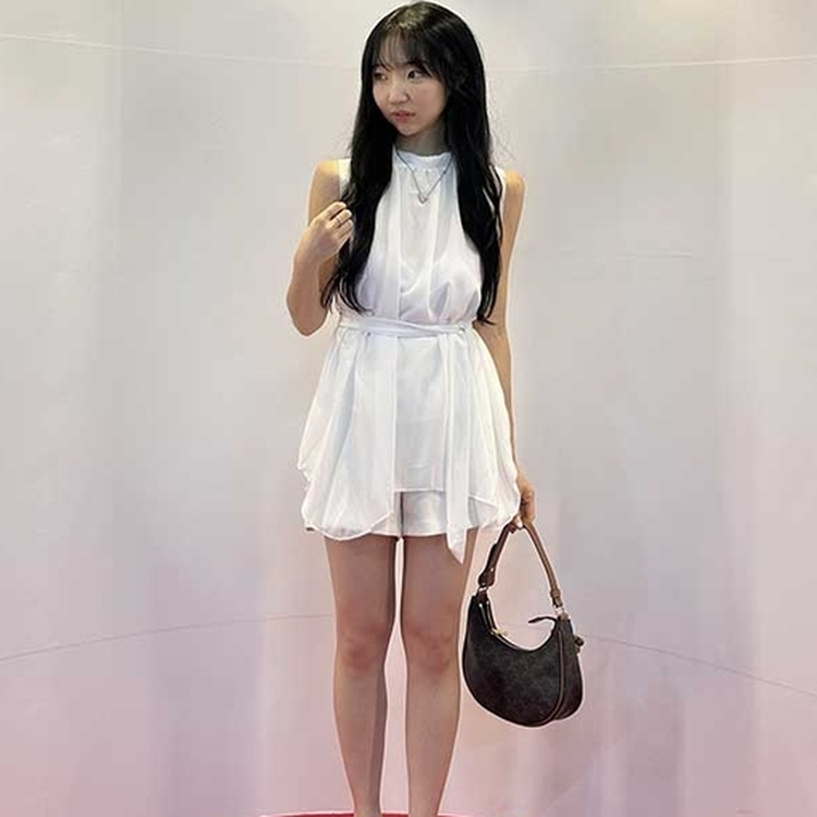 ガーリーシフォンブラウス WHITE