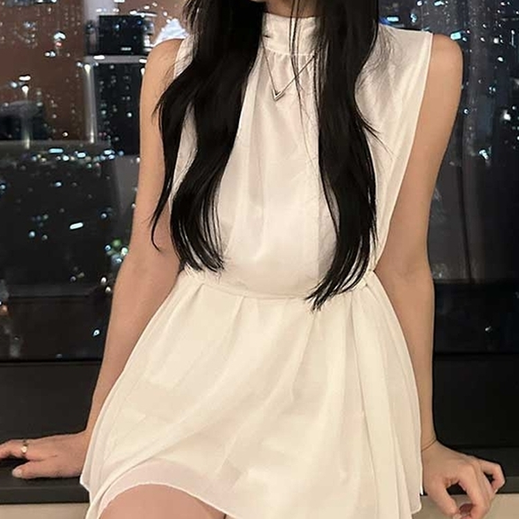 ガーリーシフォンブラウス WHITE
