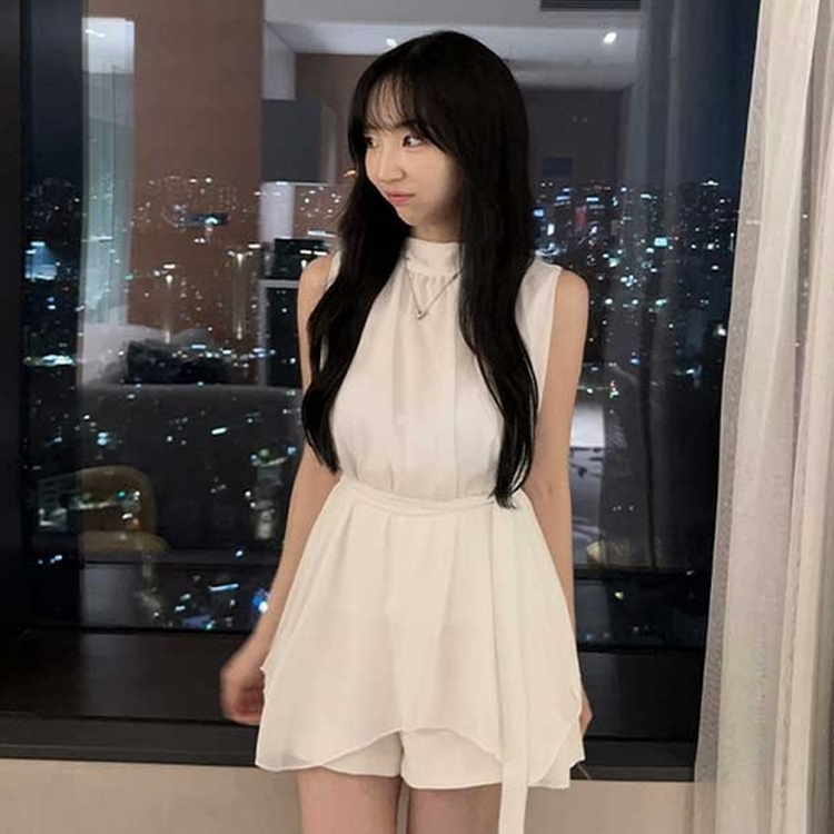 ガーリーシフォンブラウス WHITE