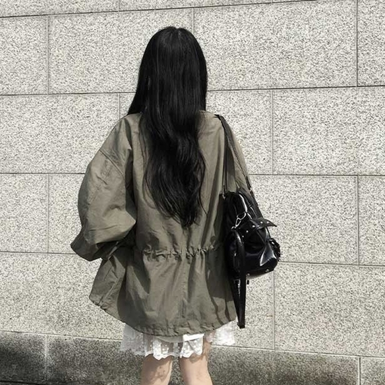 ポケット2wayミリタリージャケット KHAKI