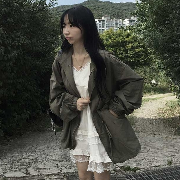レイヤードレースミニワンピース LIGHT BEIGE