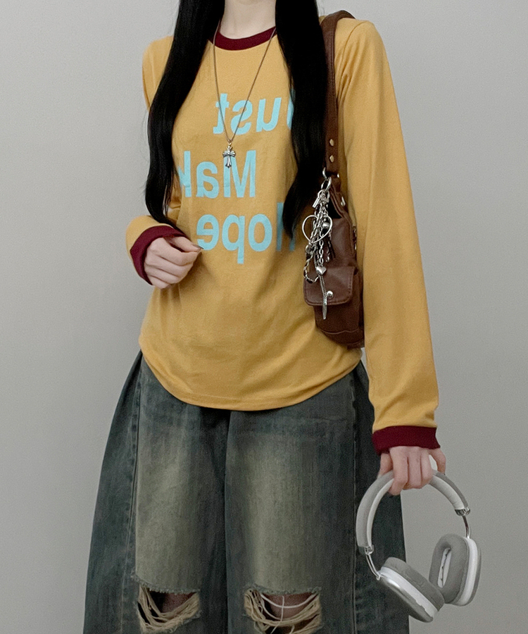 リンガールーズ長袖Tシャツ YELLOW