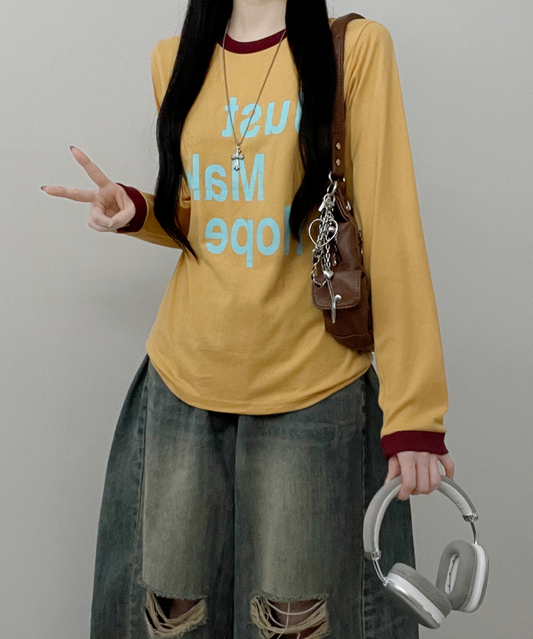 リンガールーズ長袖Tシャツ YELLOW