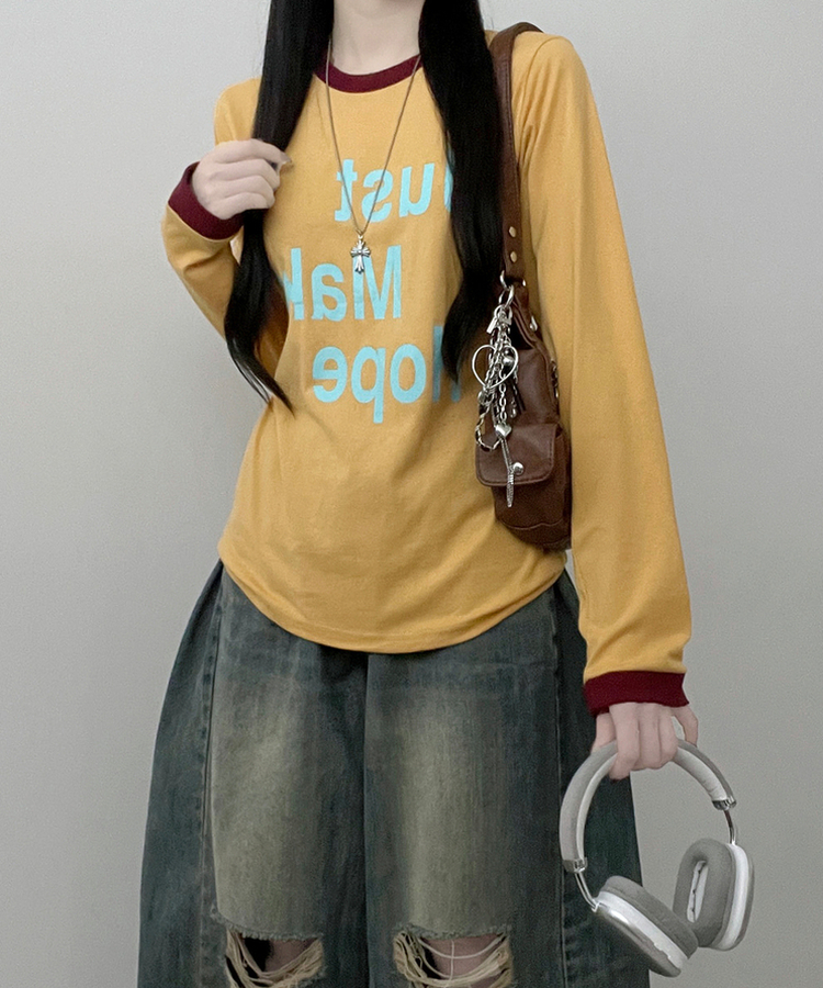 リンガールーズ長袖Tシャツ YELLOW