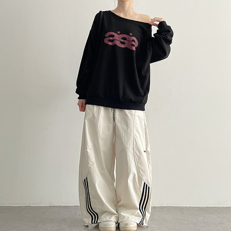 アノラックラインスポーティパンツ IVORY