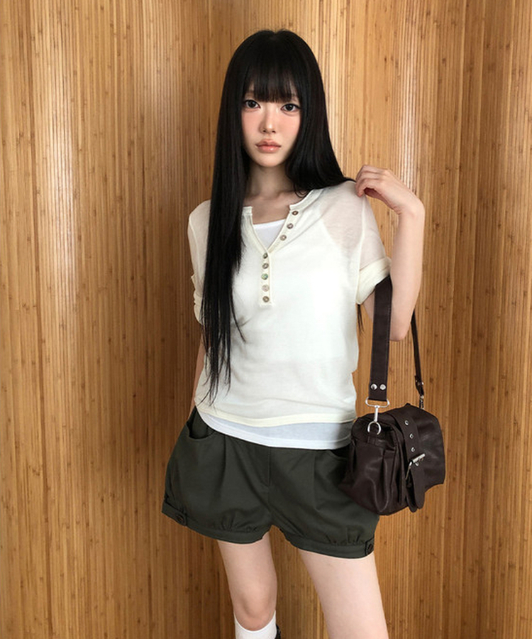 レザーバックルショルダーバッグ COCOA BROWN