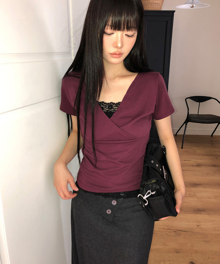 レザーバックルショルダーバッグ BLACK