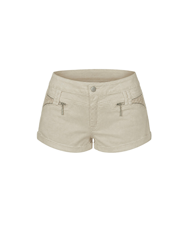 ロールアップコットンショートパンツ