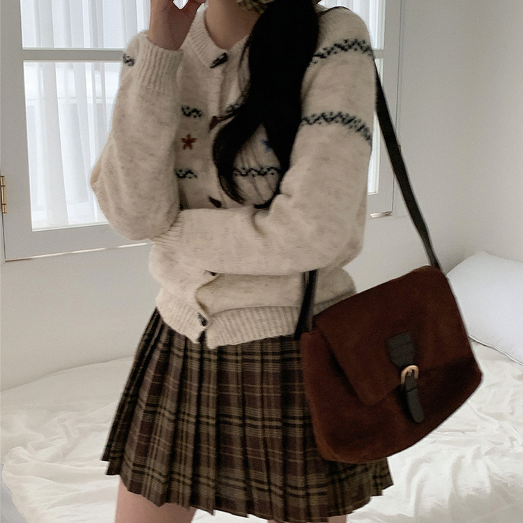 ノルディックルーズウールダッフルカーディガン BEIGE