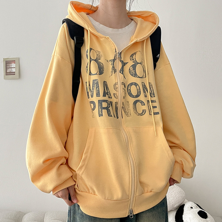 オーバーサイズフードトレーナー(5color) YELLOW