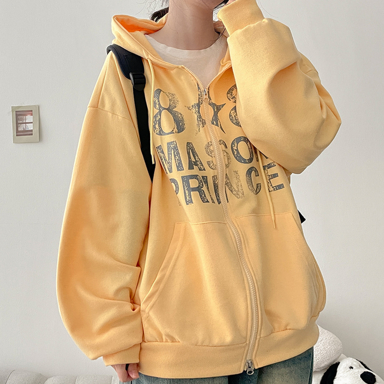 オーバーサイズフードトレーナー(5color) YELLOW