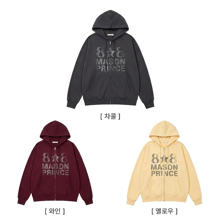 オーバーサイズフードトレーナー(5color)