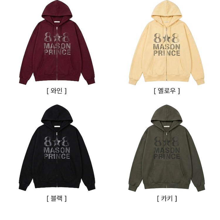 オーバーサイズフードトレーナー(5color)