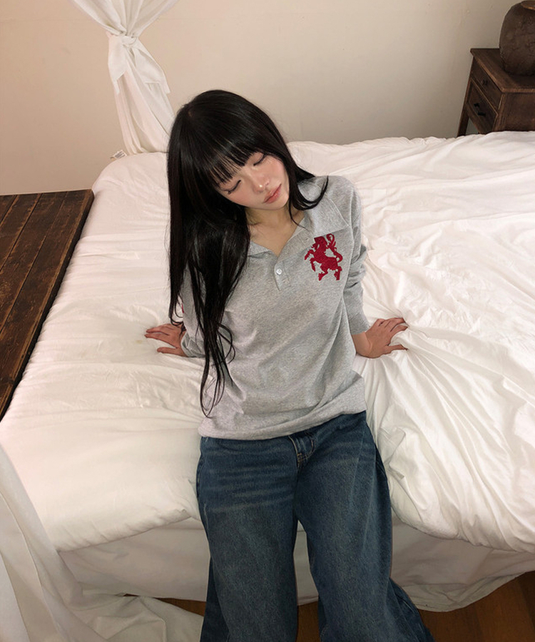 ロングスリーブTシャツ(9color) GREY